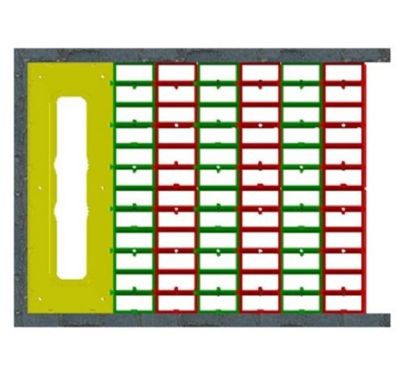 IMPEY AQUA-GRADE 600mm LINEAR DRAIN SYSTEM - THREE WALLS - ONE FALL 1200mm x 900mm for TILED FLOORS, AG60L12090/1F